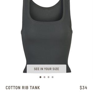 COPY - Skims Cotton Ribbed Tank